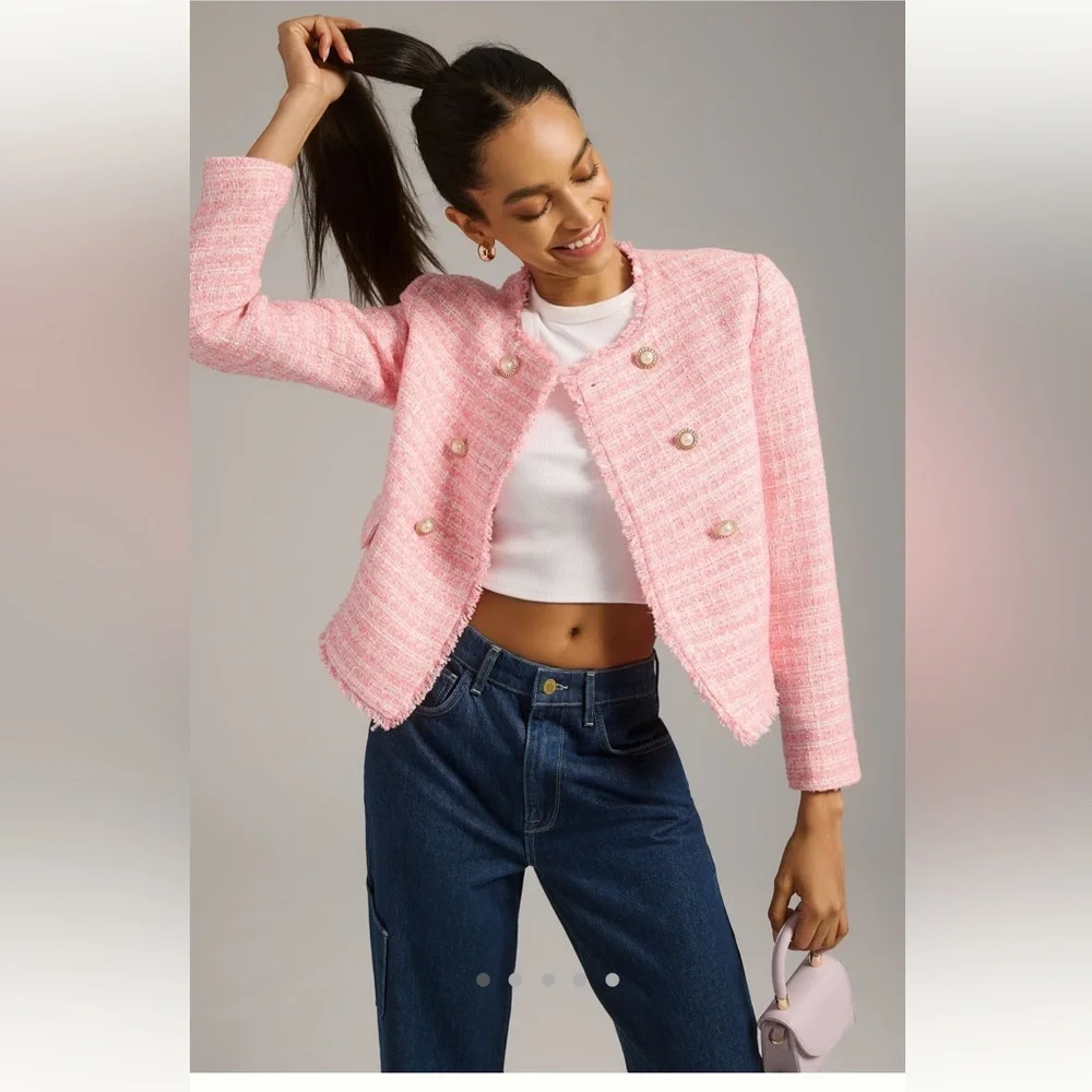 ANTHROPOLOGIE NWT MAEVE TWEED BLAZER JACKET✨